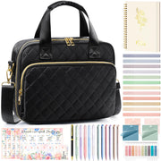 BibleNest Quilted Bible Tote Bag + Cover Set