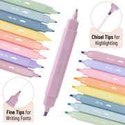 BibleNest Bible Highlighters – 8 Dual-Tip No-Bleed Markers (Dreamfield)