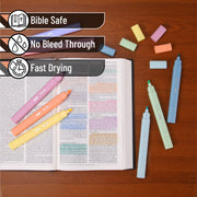 BibleNest Bible Highlighters – 8 Dual-Tip No-Bleed Markers (Dreamfield)