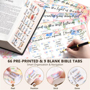 BibleNest Bible Tote Bag with 36-Piece Journaling Kit