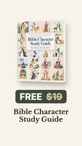 Free bonus: Bible Character Study Guide