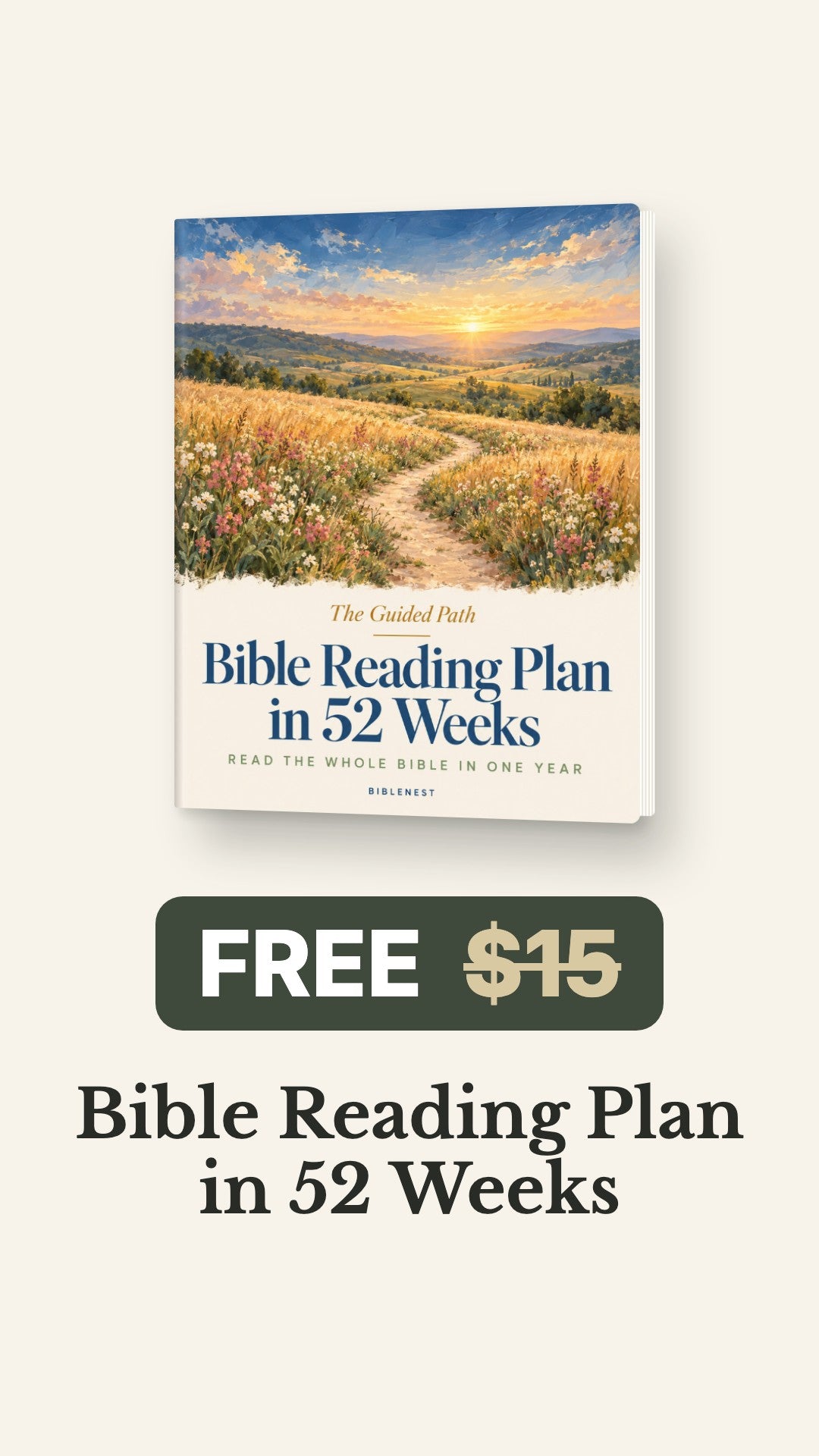 Free bonus: Bible Reading Plan in 52 Weeks
