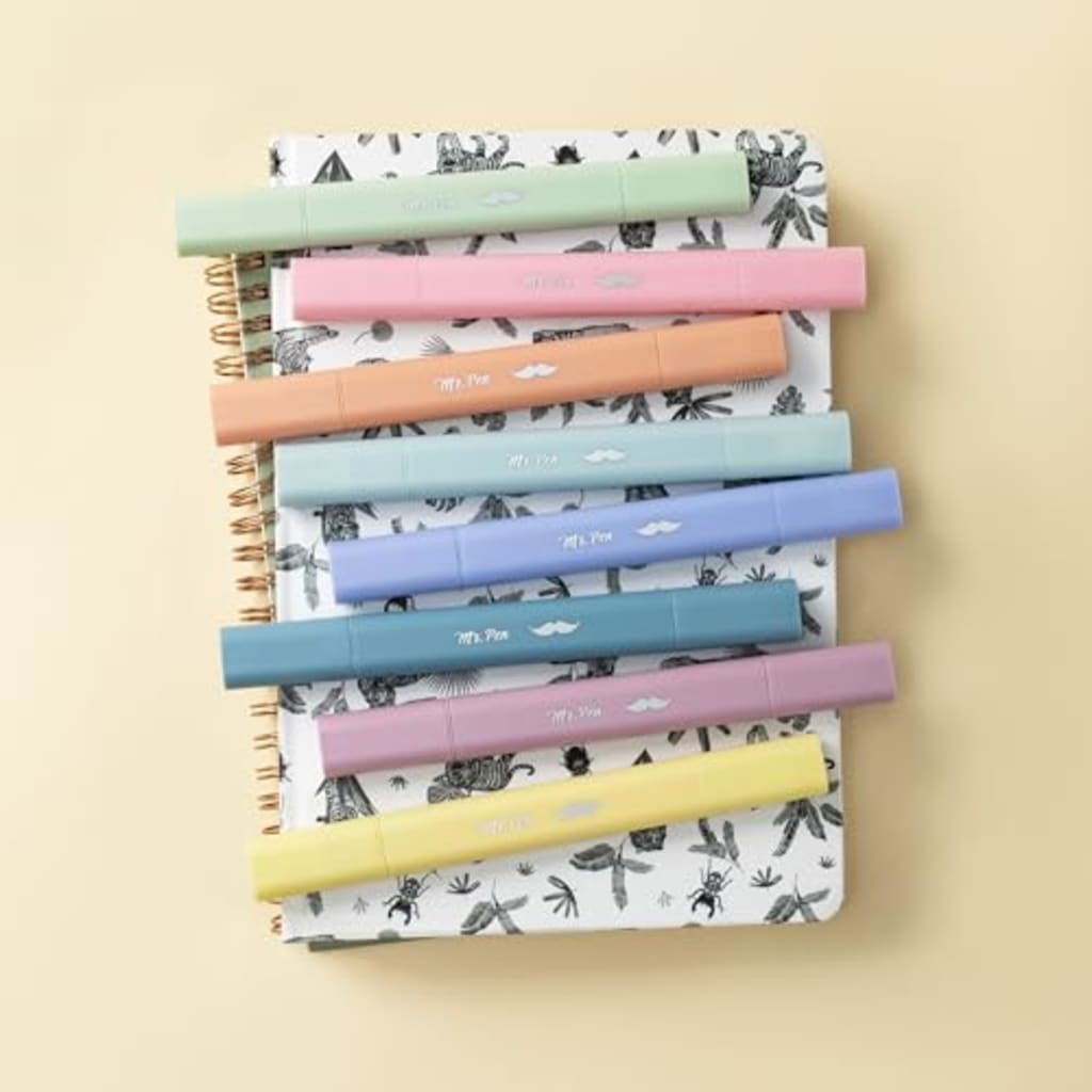 BibleNest Bible Highlighters – 8 Dual-Tip No-Bleed Markers (Dreamfield)