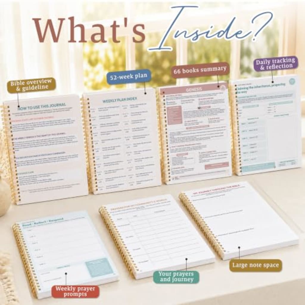 The Bible in a Year – 52-Week Study Journal