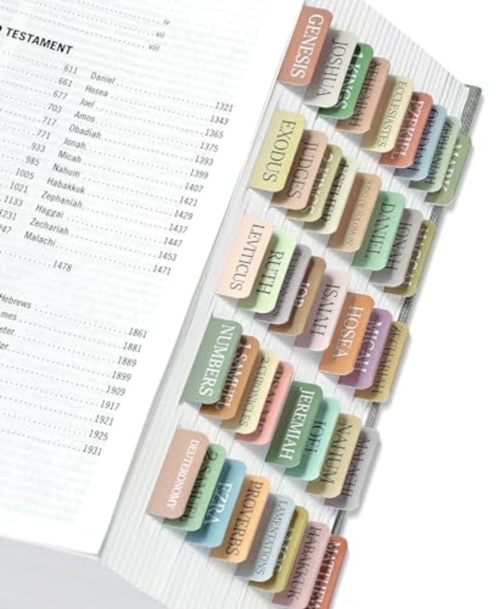 BibleNest Bible Tabs - neutral set