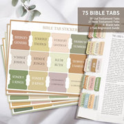 BibleNest Bible Tabs - applied in Bible
