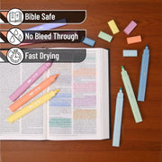 BibleNest Bible Highlighters – 8 Dual-Tip No-Bleed Markers (Dreamfield)