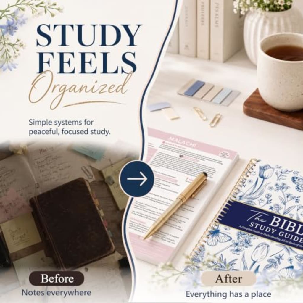 The Bible Study Guide Floral Edition - inside pages