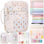 BibleNest Bible Cover & Journaling Bag - Floral Patchwork