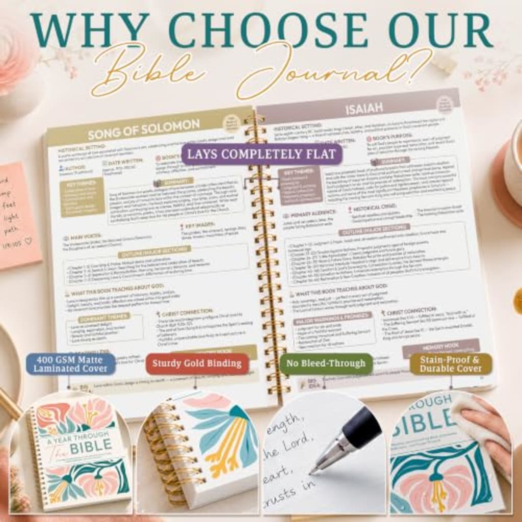 The Bible in a Year – 52-Week Study Journal