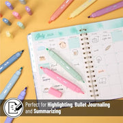 BibleNest Bible Highlighters – 8 Dual-Tip No-Bleed Markers (Dreamfield)