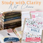 The Bible in a Year Chronological Journal - inside pages